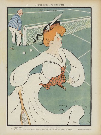 Marthe Regnier, French actress by Daniel de Losques