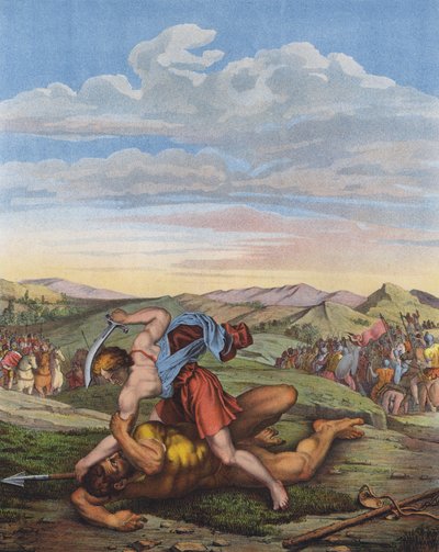 David Defeating Goliath by Daniele da Volterra 1509 66 after Daniele da Volterra 1509 66 after