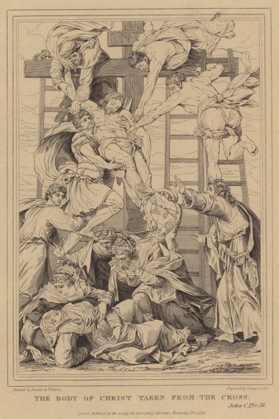 The Body of Christ taken from the Cross, John by Daniele da Volterra 1509 66 after Daniele da Volterra 1509 66 after