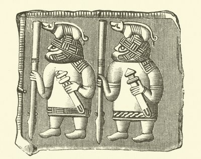 Warriors from the Viking Age by Danish School