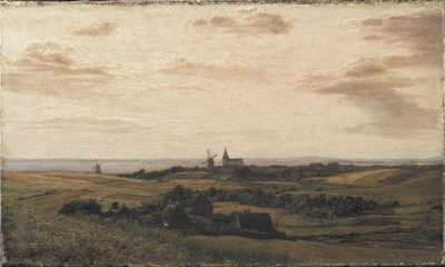 A View towards Assens in Funen. In the Distance the Coast of Schleswig by Dankvart Dreyer