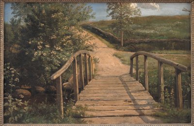 Bridge over a Stream in Assens, Funen by Dankvart Dreyer