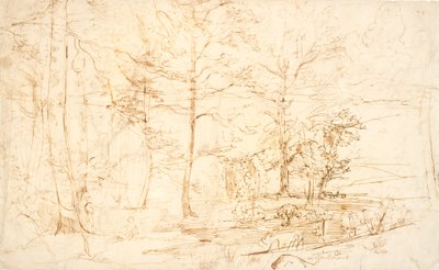 View from a Forest over Heath and Hills by Dankvart Dreyer
