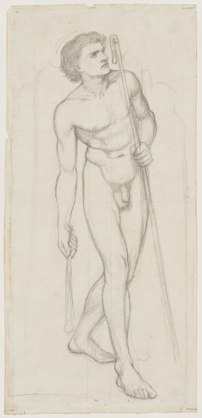 Study for Altar Piece by Dante Gabriel Charles Rossetti