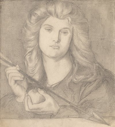 Study for Venus Verticordia by Dante Gabriel Charles Rossetti