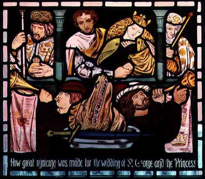 The Marriage of St. George and the Princess, 19th Century by Dante Gabriel Charles Rossetti
