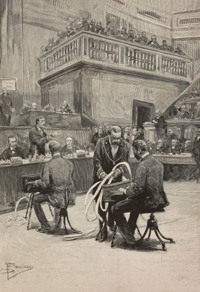 Discussion on Civil and Military Pensions Bill in Senate, June 3 by Dante Paolocci