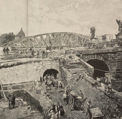 Work on Ponte Sant