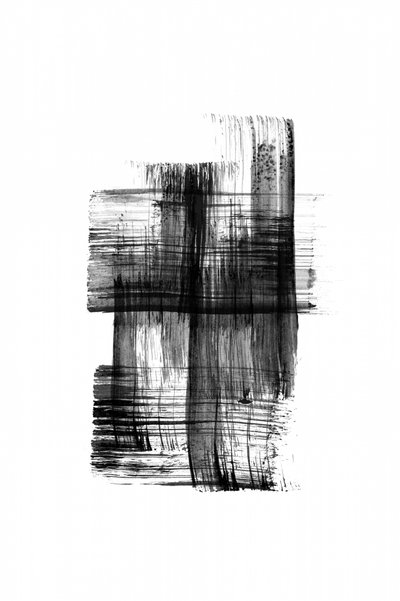 Bold Brushstroke Abstract by Danushka Abeygoda