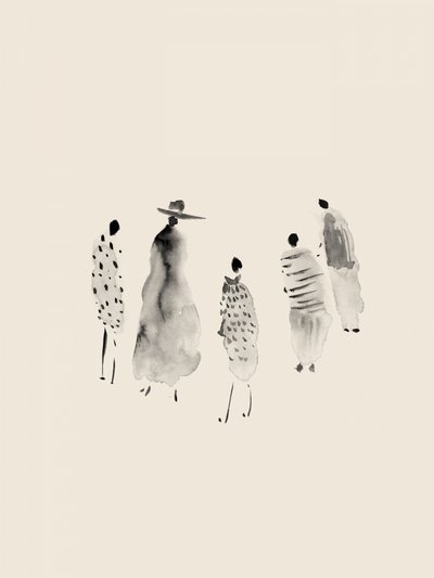 Fashionable Watercolor Figures by Danushka Abeygoda