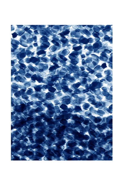 Indigo Abstract Pattern by Danushka Abeygoda