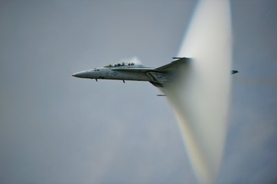 Fighter Jet Vapor Cone by Darek Siusta