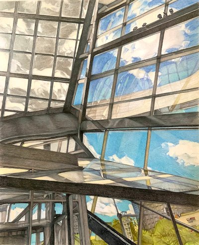 Through the Looking Glass, 2022 by Darrell Windjack
