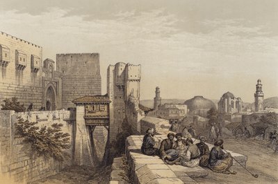 Entrance to the Citadel of Jerusalem by David (after) Roberts