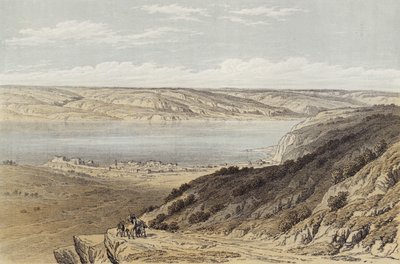 The Sea of Tiberias looking towards Bashan by David (after) Roberts