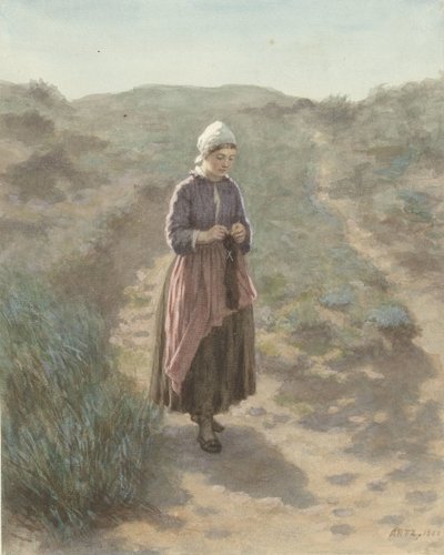 In the Dunes at Zandvoort by David Adolph Constant Artz