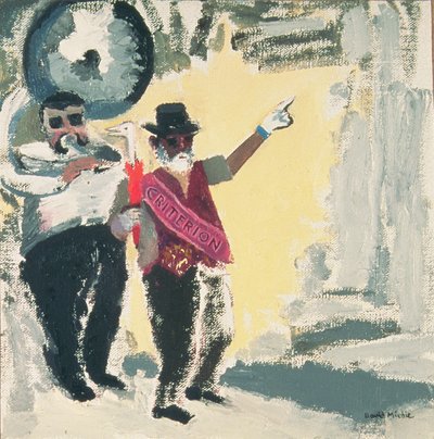 Leading the Criterion Jazz Band with Big Al by David Alan Redpath Michie