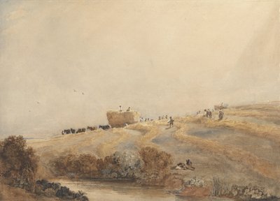 Haymaking, c.1808 by David Cox