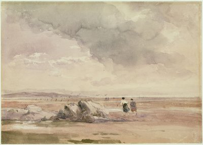 On Lancaster Sands, Low Tide by David Cox