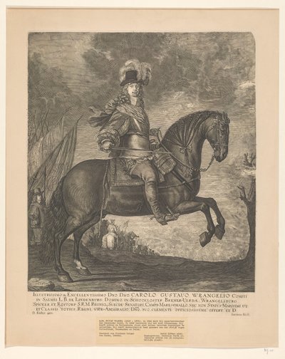 Illustrissimo & Excellentissimo Dmo. Dno. Carolo Gustavo Wrangelio by David Ehrenstrahl
