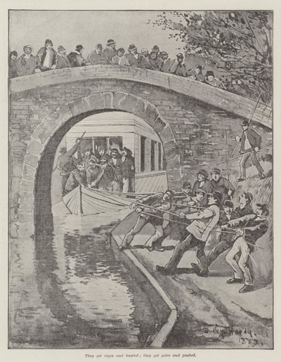 The Strange Adventures of a House-Boat, by William Black by David Hardy