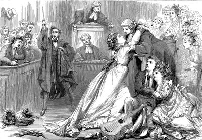 A scene from Trial by Jury by David Henry Friston