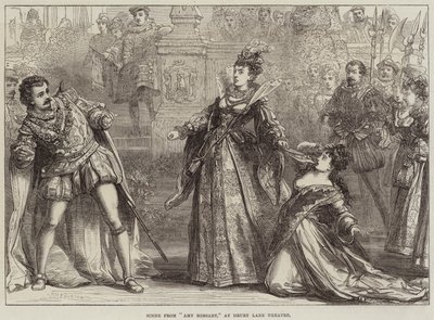 Scene from Amy Robsart, at Drury Lane Theatre by David Henry Friston