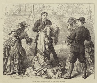 Scene from False Shame, at the Globe Theatre by David Henry Friston