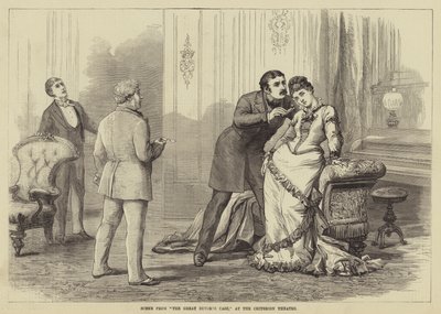 Scene from The Great Divorce Case, at the Criterion Theatre by David Henry Friston