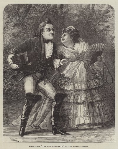 Scene from The Poor Gentleman, at the Strand Theatre by David Henry Friston