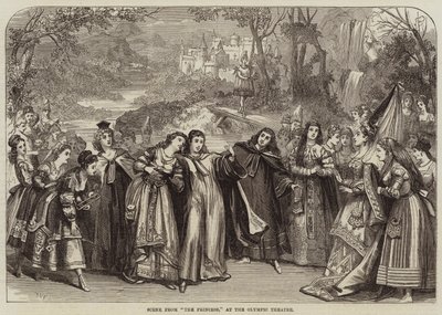 Scene from The Princess, at the Olympic Theatre by David Henry Friston
