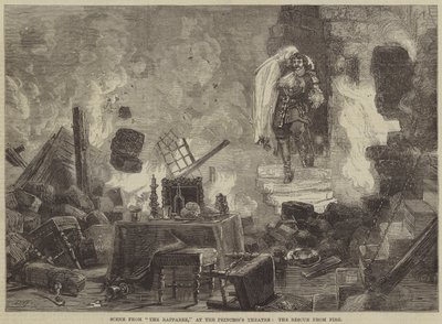Scene from The Rapparee, at the Princesss Theatre, the Rescue from Fire by David Henry Friston