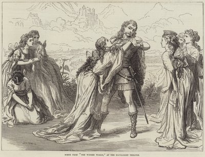 Scene from The Wicked World, at the Haymarket Theatre by David Henry Friston