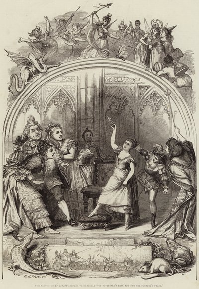 The Pantomime at Covent-Garden, Cinderella, the Butterfly
