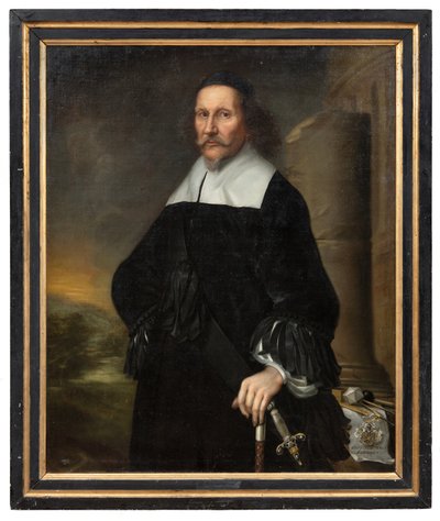 Georg Stiernhielm (1598-1672), National Antiquarian, National Archivist and Poet, 1663 by David Klöcker Ehrenstrahl