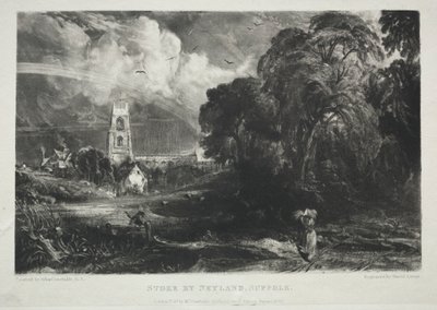 Various Subjects of Landscape, Characteristic of English Scenery...Stoke by Neyland, Suffolk by David Lucas