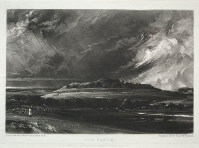 Various Subjects of Landscape, Characteristic of English Scenery... Old Sarum, 1832 by David Lucas