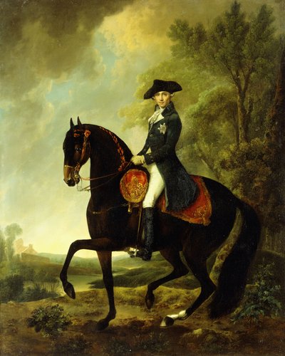 Portrait of a Nobleman on Horseback by David Morier