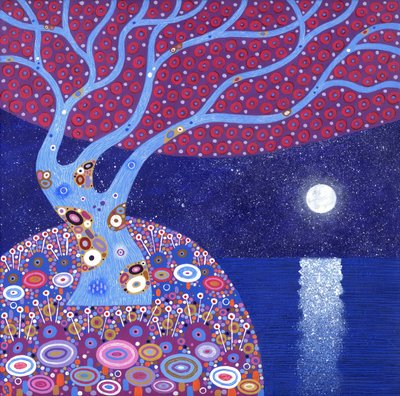 Midnight Moon, 2016 by David Newton