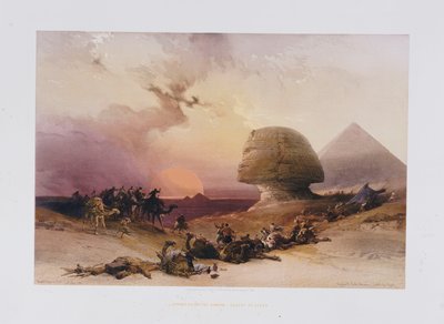 Approach of the Simoom. Desert of Gizeh, from 