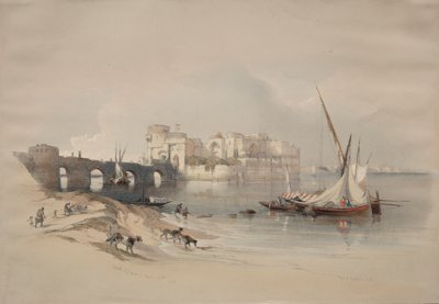 Citadel of Sidon by David Roberts