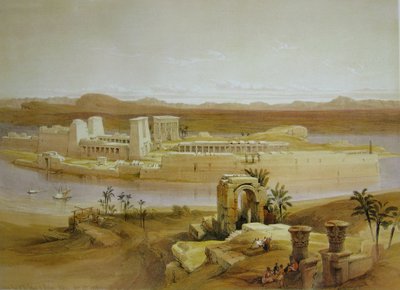 Temple Island Philae by David Roberts