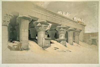 Edfu Temple by David Roberts