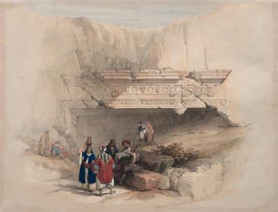 Entrance to the Tombs of the Kings, Jerusalem by David Roberts