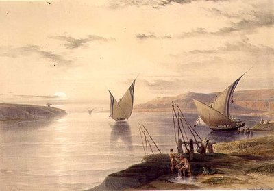 Hager Setsilis, from Egypt and Nubia, Vol.1 by David Roberts