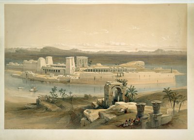 Philae Island, Aswan, Egypt by David Roberts