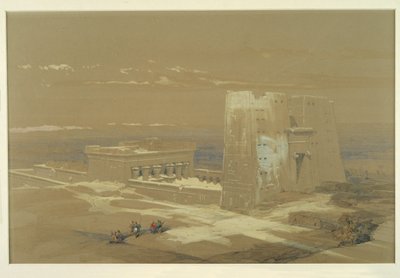 The Temple at Edfu by David Roberts