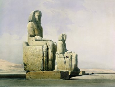 Thebes, December 4th 1838 (detail) by David Roberts