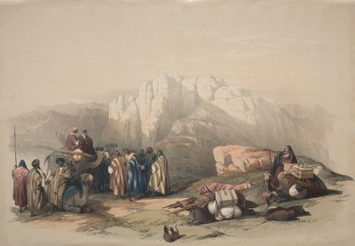 Tomb of Aaron, Summit of Mount Horeb, 1839 by David Roberts