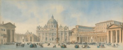 View of St. Peters, Rome by David Roberts